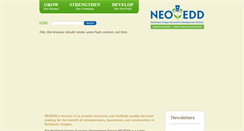 Desktop Screenshot of neoedd.org